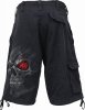 Death Stare - Cargo Shorts Denim Spiral
